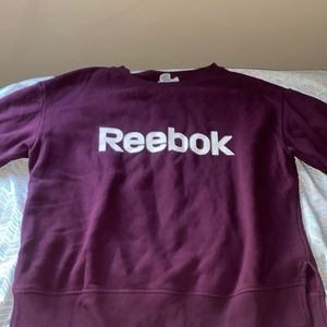 Purple Reebok sweatshirt